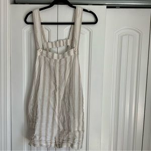 Striped Free People Overalls